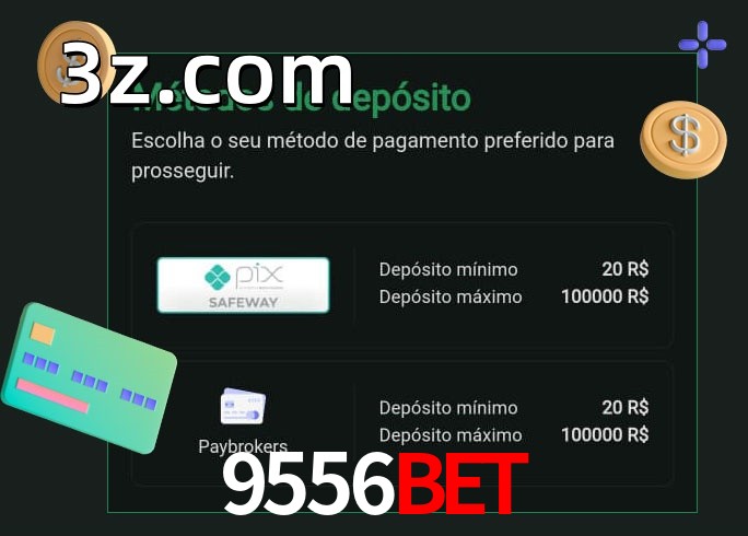 O cassino 9556betbet oferece uma grande variedade de métodos de pagamento